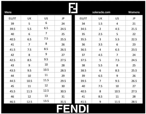 fendi size chart clothing.